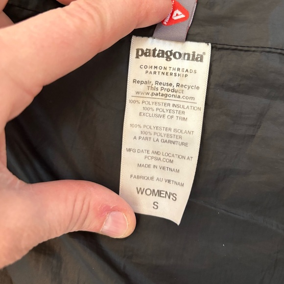 Patagonia Nano Puff Water Resistant Black Jacket Women's Size Small - Picture 7 of 12